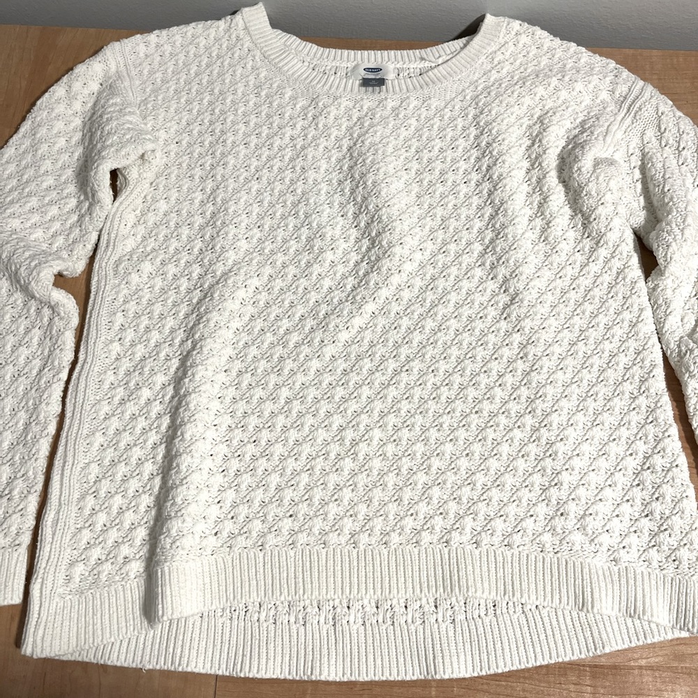 White Knit Sweater